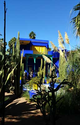 Jardin Majorelle von Yves Saint Laurent in Marrakesch